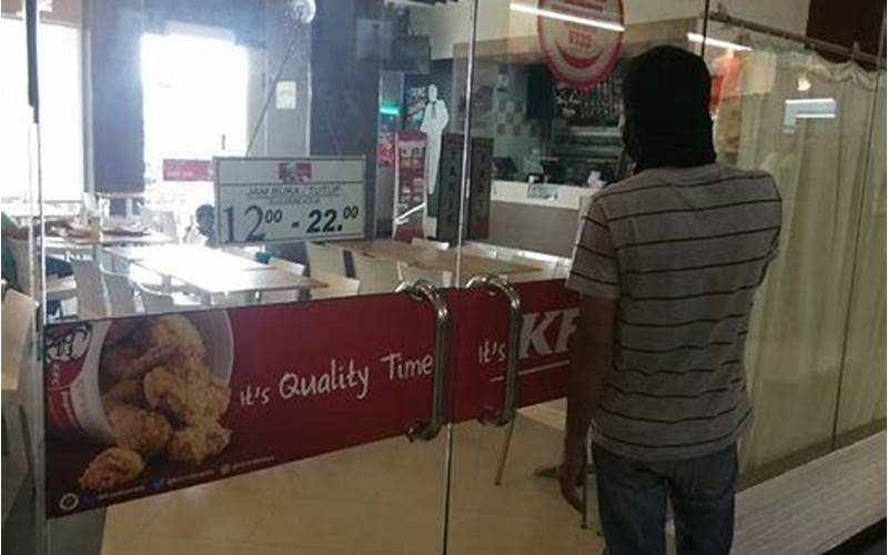 Jam Operasional Kfc