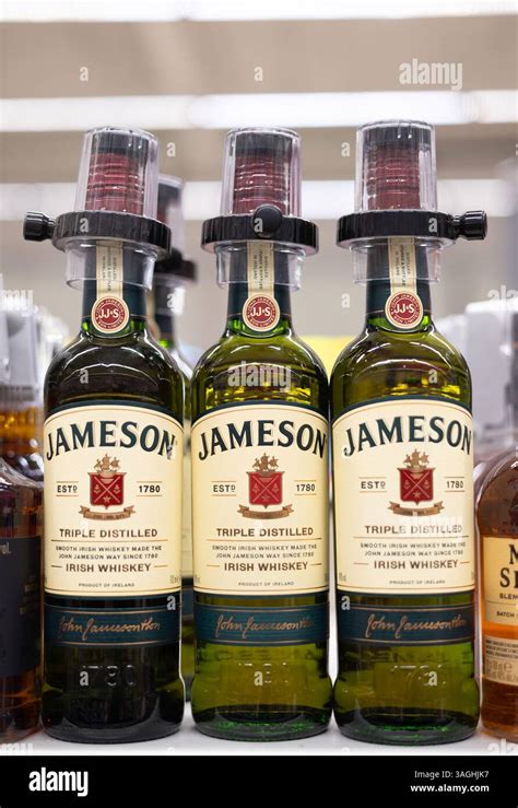 Jameson Bottles Display