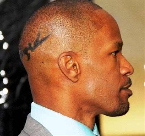 Jamie Foxx Tattoo Head
