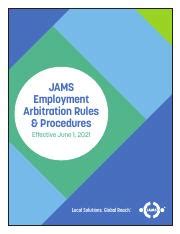Finding Fairness: How JAMS Employment Arbitration Rules Empower Employees to Fight for Justice