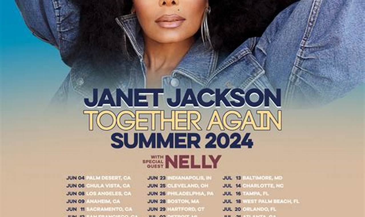 Janet Jackson Tour Merchandise 2024