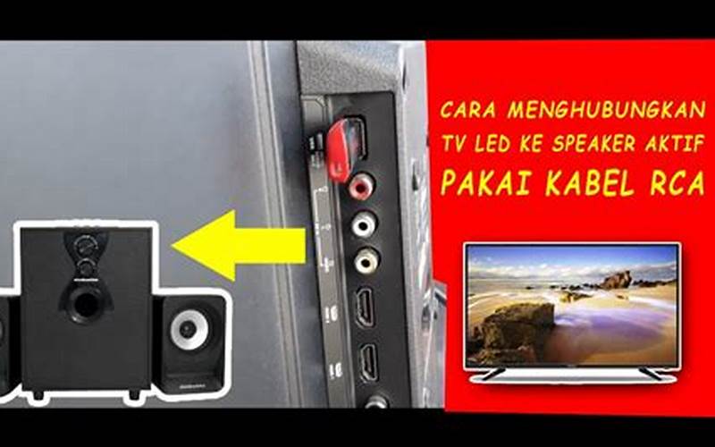 Jangan Pasang Speaker Terlalu Dekat Dengan Televisi