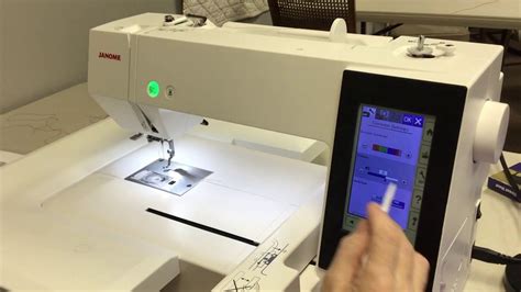Janome Embroidery Machine Tutorial