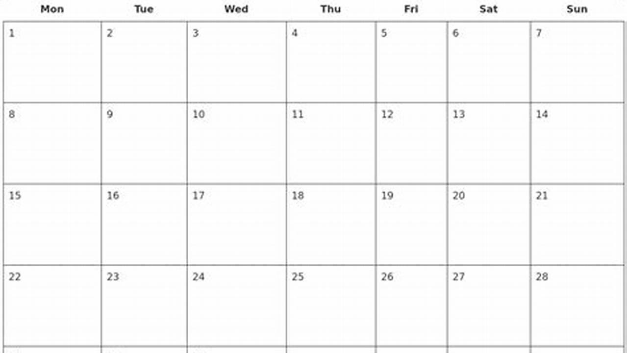 January 2024 Calendar Excel Template