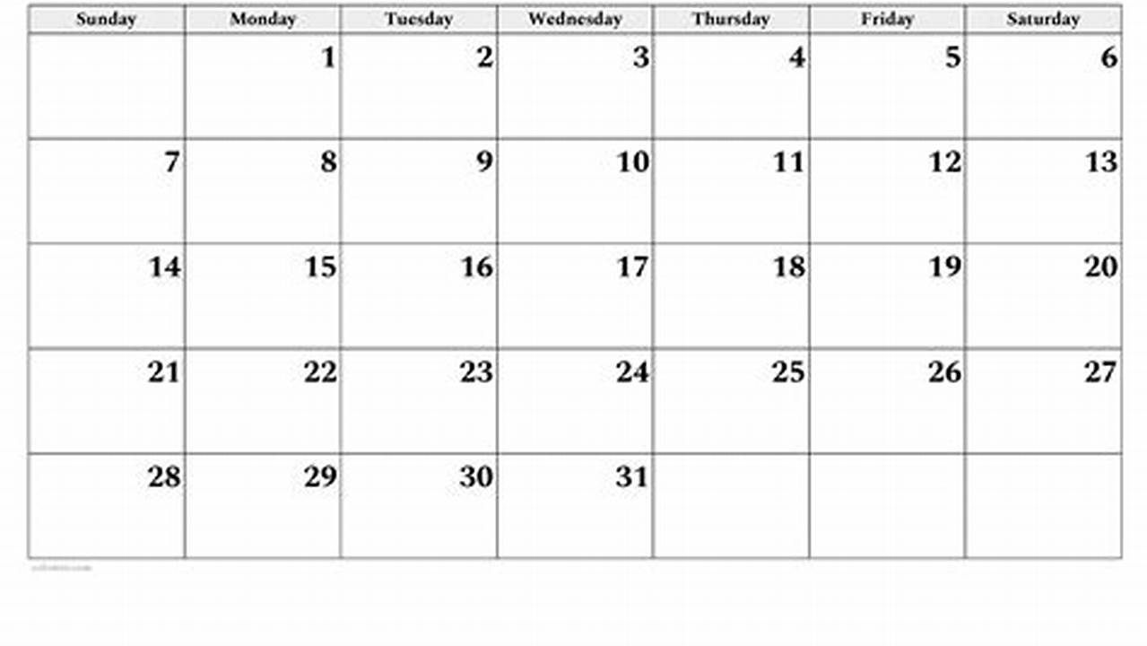 January 2024 Calendar Printable Excel