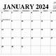 January 2024 Printable Calendar Wiki