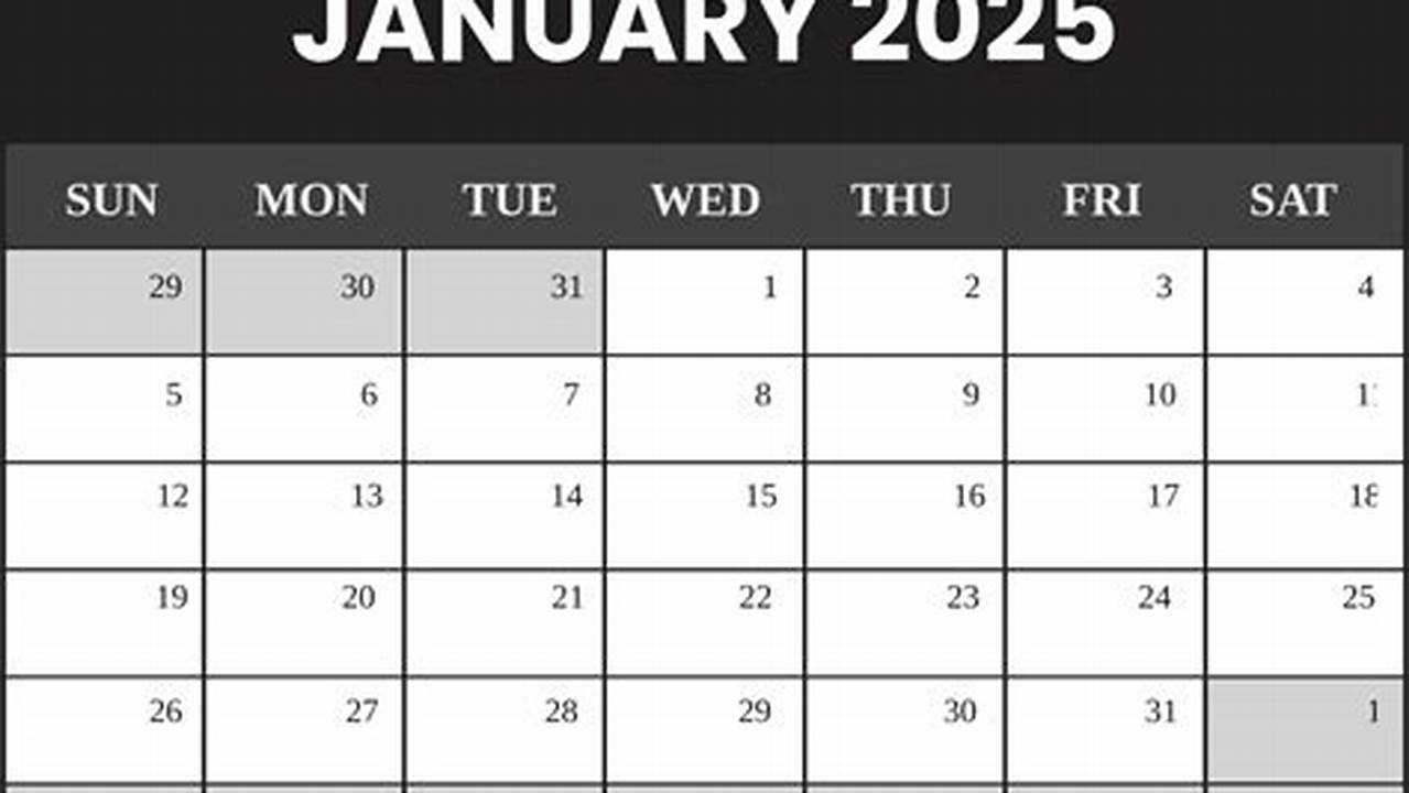 January 2025 Calendar Word Download Google Meet