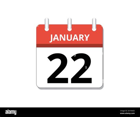 January 22nd Calendar
