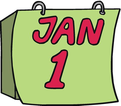 January Calendar Cartoon