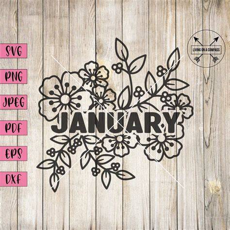 Discover the Mesmerizing Collection of January SVG Designs: Start the New Year in Style!