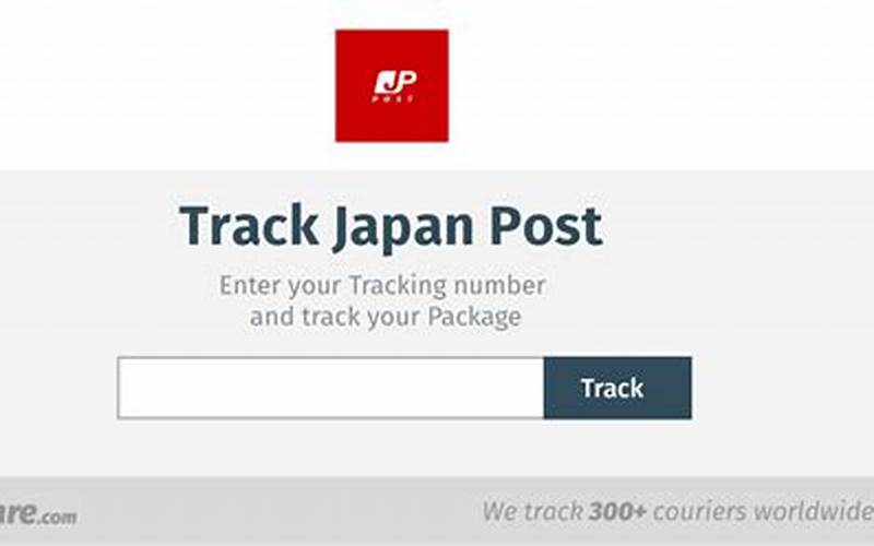 Japan Post Tracking Website