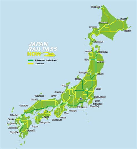 Japan Railways Train and Subway Maps Nihone
