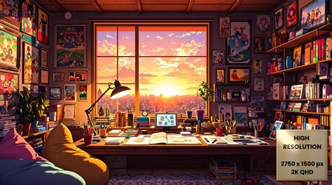 Japanese Anime Zoom Background