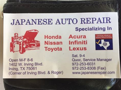 Japanese Auto Repair Irving Engine Inspection