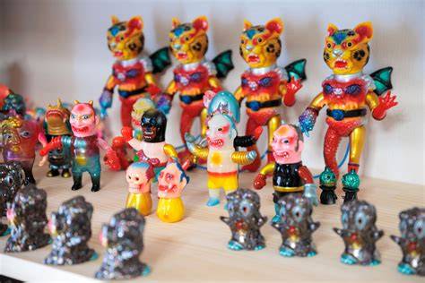 細部まで緻密に造形された立体作品