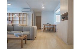 Perabotan ruang tamu ala Jepang yang minimalis