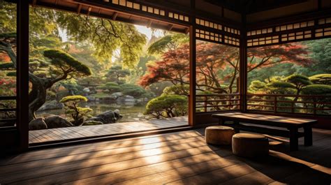Japanese Tea House Zoom Background