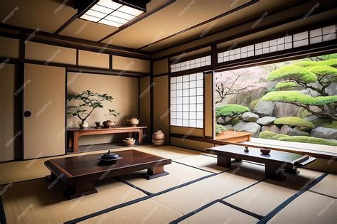 Japanese Tea Room Interior