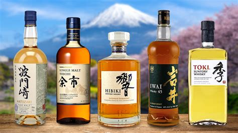 Japanese Whiskey Selection