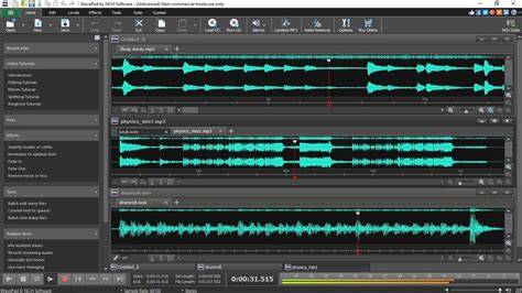 音声編集ソフトの波形を確認するスタジオ作業のイメージ