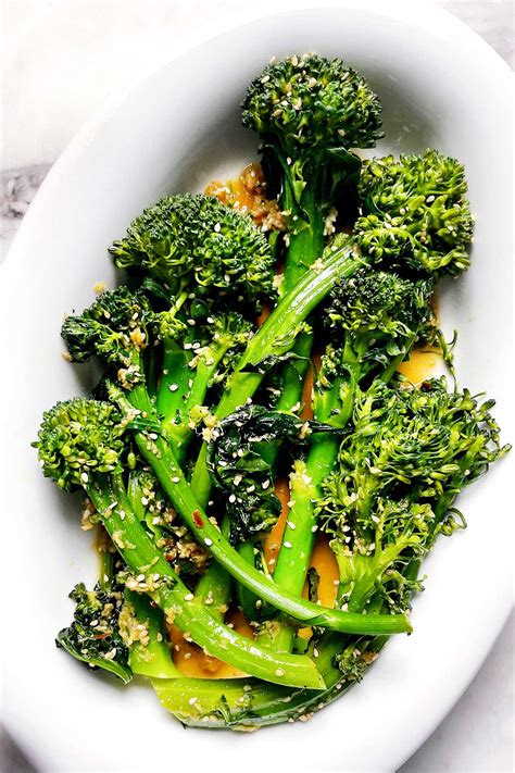 Japanese broccoli steaming