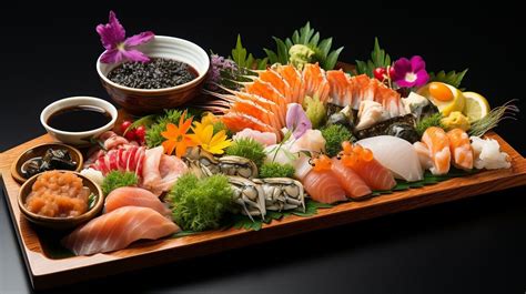 Japanese food presentation