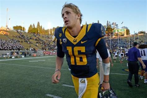 Jared Goff playing for the California Golden Bears
