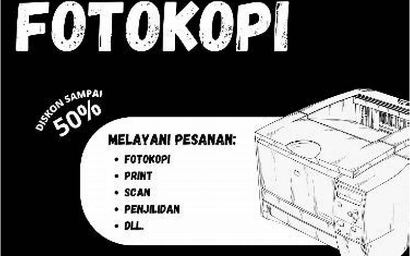 Jasa Layanan Fotokopi Dan Print