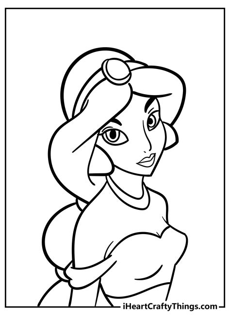 Jasmine Coloring Pages