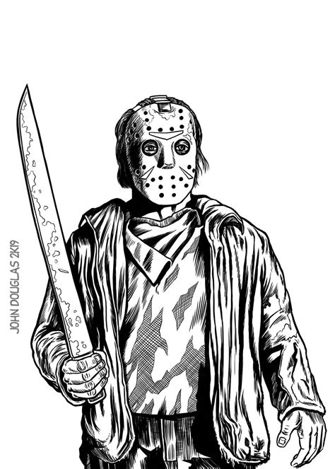 Jason Coloring Page