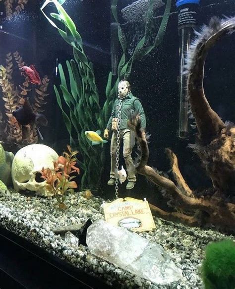 Unleash the Horror with Stunning Jason Voorhees Fish Tank Decorations