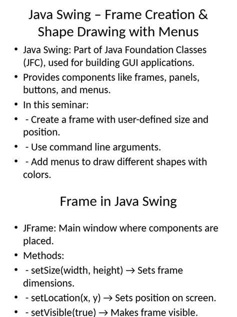 Java Swing Drawing