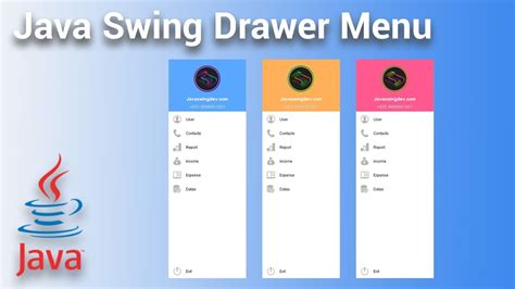 Java Swing Menus