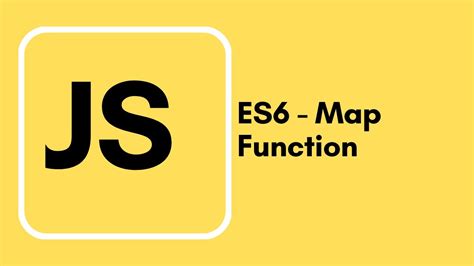 JavaScript ES6 Loop through Map Entries YouTube