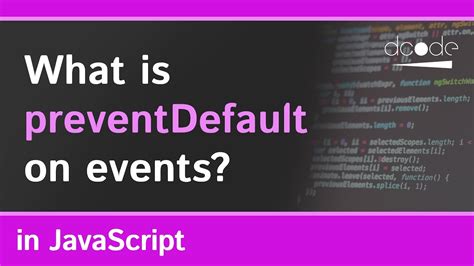 39 E Preventdefault In Javascript Modern Javascript Blog