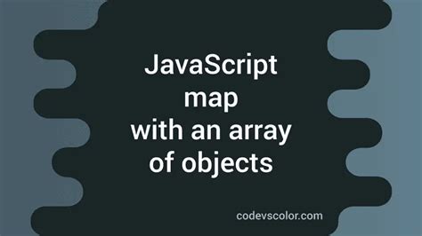 Javascript Map Array To Array Of Objects