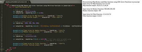 Javascript Map Example Arrow Function