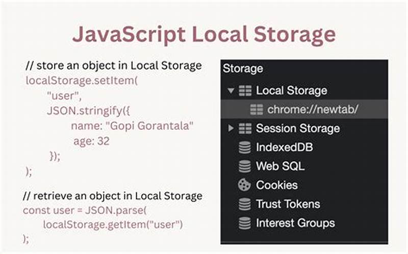 Javascript Save Form Data To Local Storage