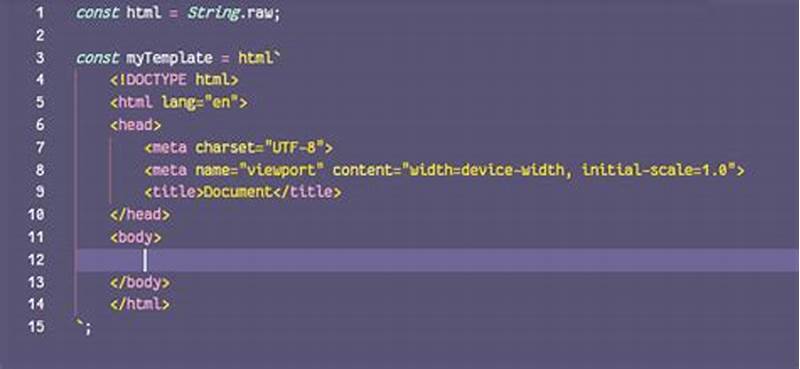 Javascript Template String