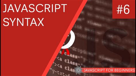 Javascript Tutorial Syntax