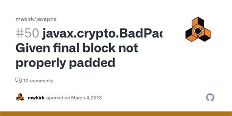 Javax.Crypto.Badpaddingexception: Given Final Block Not Properly Padded