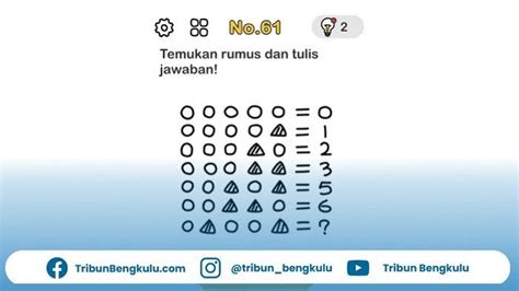 Jawaban Brain Out Level 61