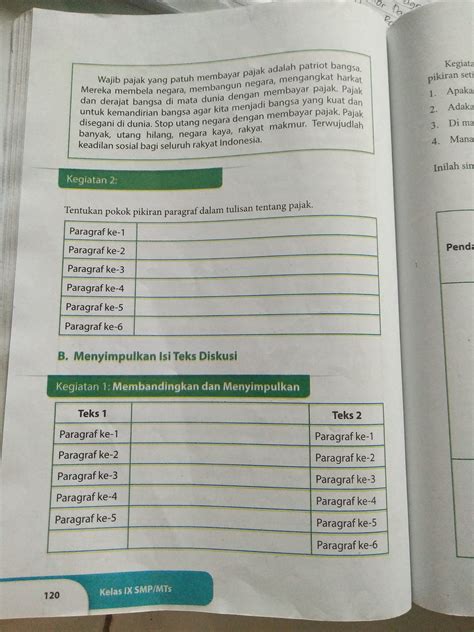 Jawaban Buku Paket Bahasa Indonesia Kelas 9 Halaman 151