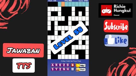 Jawaban Tts Level 58