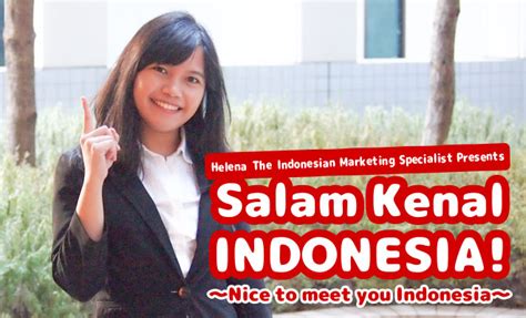 Jawaban salam kenal Indonesia