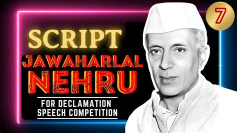 Jawaharlal Nehru Declamation Speech