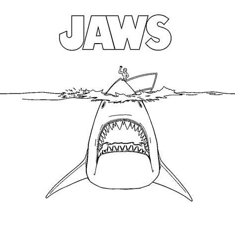 Jaws Coloring Pages