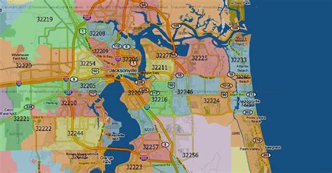 Jax Fl Zip Code Map