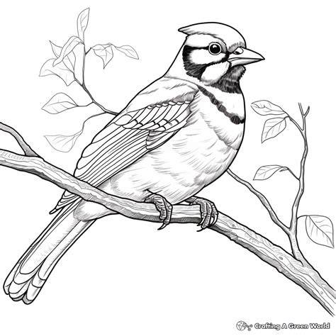 Jay Coloring Pages