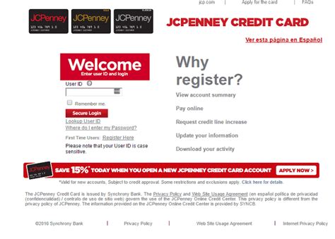 Jcpenneyjcpenney Credit Card Login